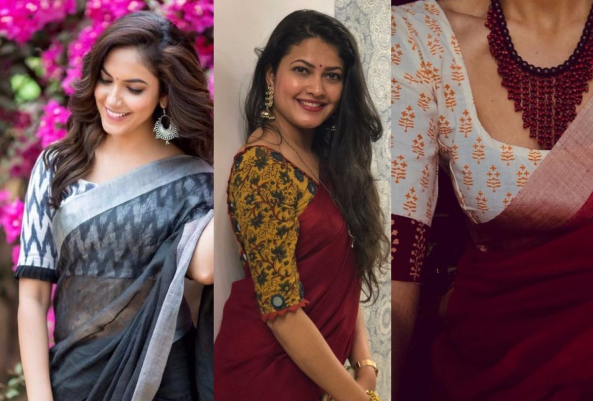 Trending Mix and match your blouse with sarees! | Fashionworldhub
