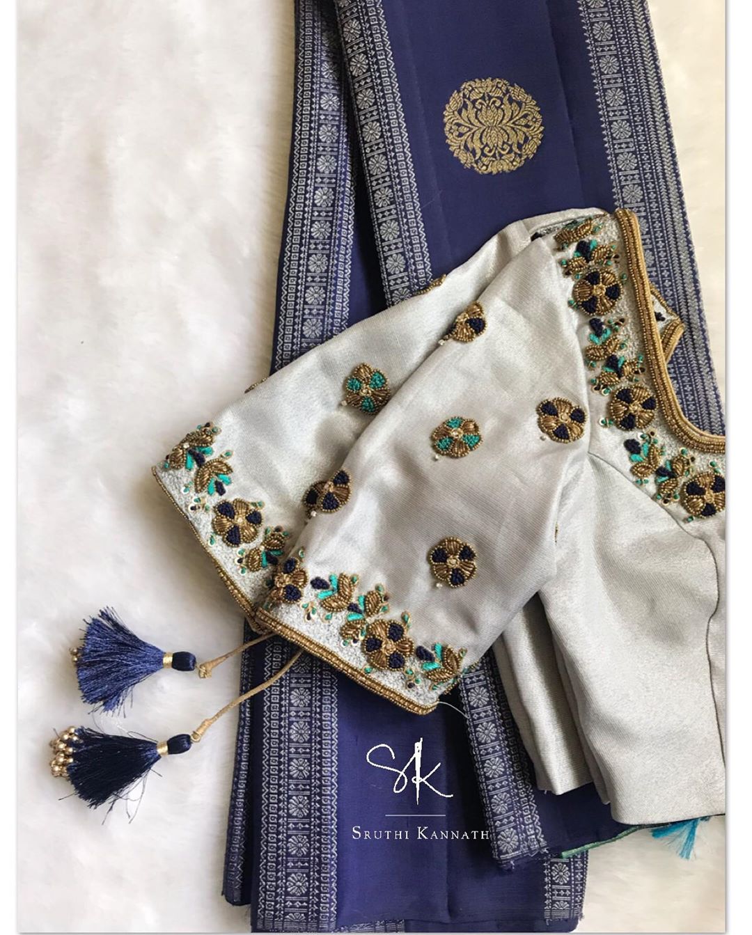 Blouse designs for Pattu sarees by Sruthi kannath! | Fashionworldhub