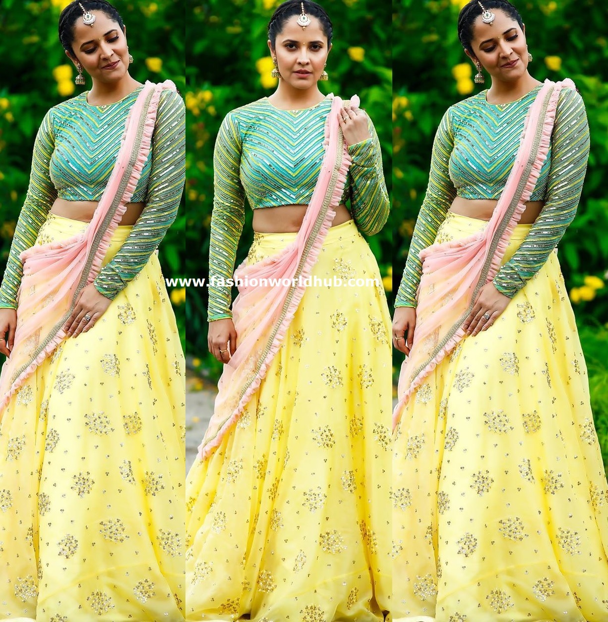Anasuya Bharadwaj in Teja sarees!  ,  fashionworldhub