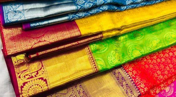 Kanchi pattu sarees by Suneetha Designer boutique