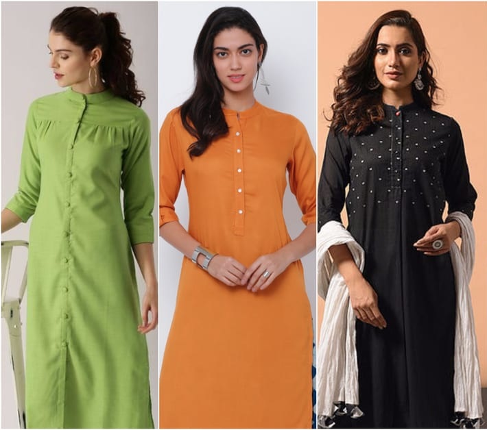 Latest 50 Type of Kurti Front Neckline Designs (2022) - Tips and Beauty