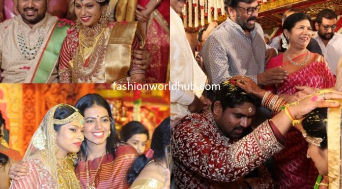 Director Kodi ramakrishna daughter pravallika wedding photos