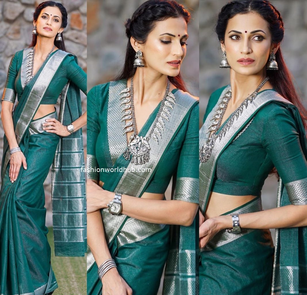 Shilpa reddy in a Handloom saree! | Fashionworldhub