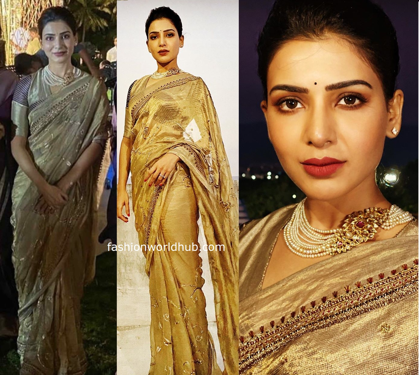 Samantha Akkineni in Banarasi saree serves the perfect wedding look