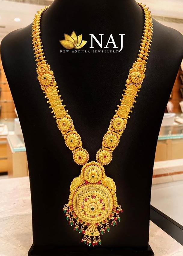 Top 10 Gold long chain design  Bridal gold jewellery designs, Gold jewelry  fashion, Gold earrings designs