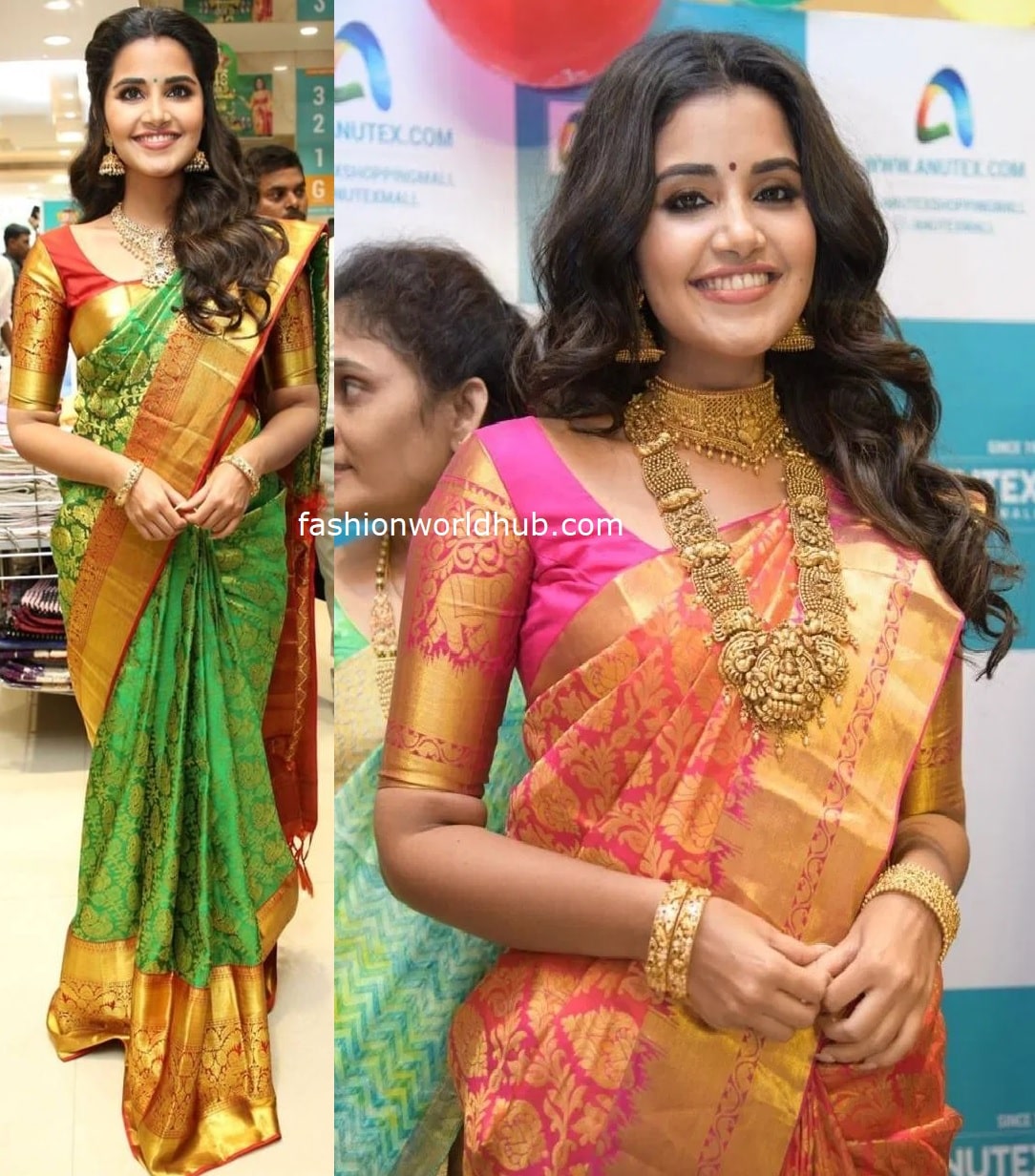 Anupama Parameswaran stuns in Traditional Silk sarees! | Fashionworldhub