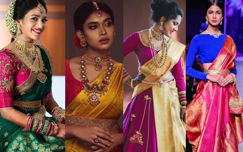 Try kanjeevaram sarees in Traditional and stylishly fashionable ways! |  Fashionworldhub