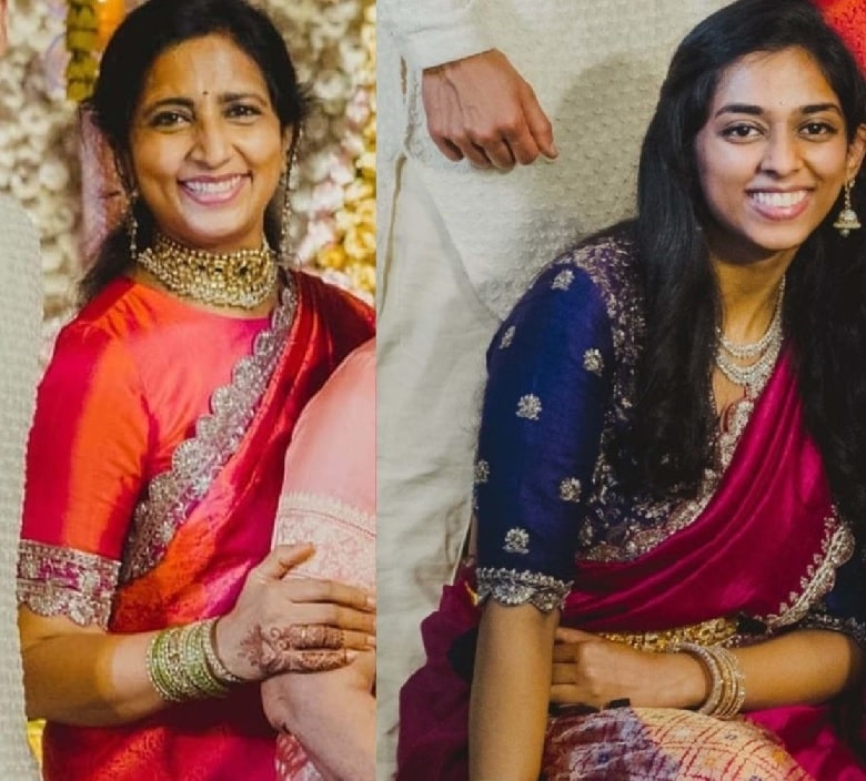 Venkatesh Daggubati wife Neeraja and his daughter at Rana & Miheeka’s ...