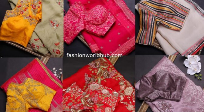 Mind blowing designer saree with designer blouse by SAMYAKK SAREES!
