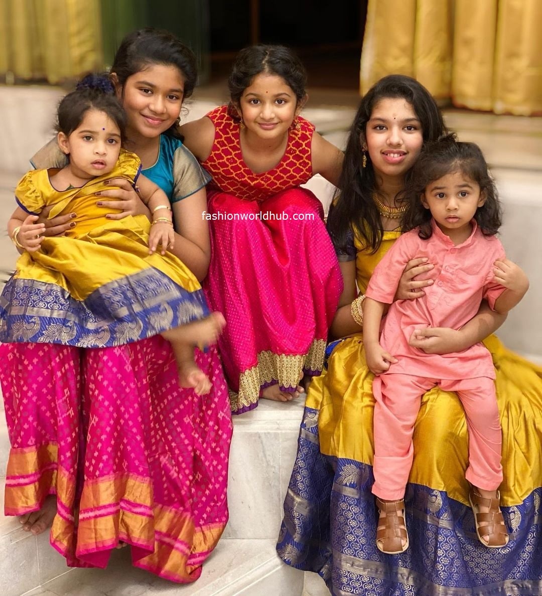 Sreeja Kalyan family Dussehra celebration photos! | Fashionworldhub
