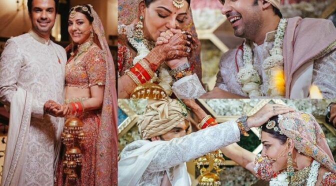Kajal Aggarwal and Gautam Kitchlu’s Beautiful Wedding Photos!