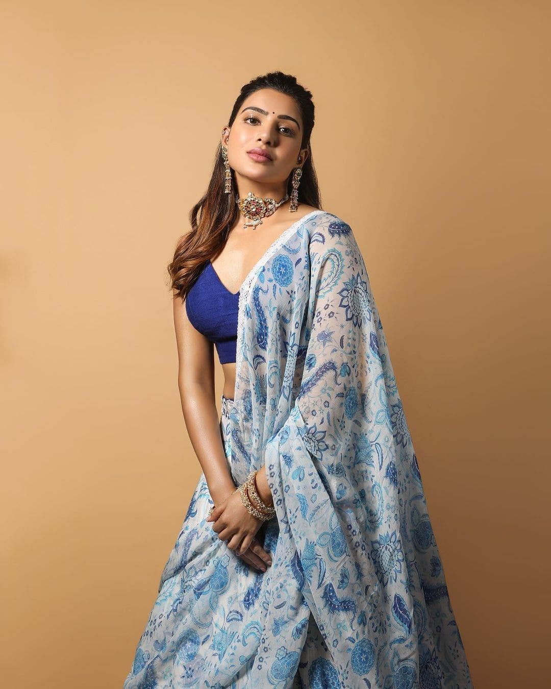 Diwali 2020 : Samantha akkineni in Mrunalini Rao Lehenga! | Fashionworldhub