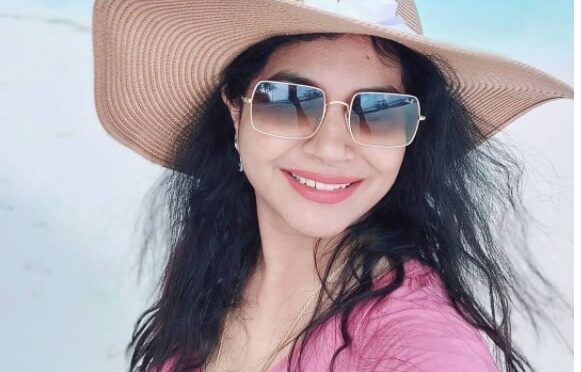 Singer Sunitha enjoying in Maldives