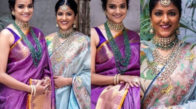 Priyanka dutt and swapna dutt looking beautiful in Gaurang Shah Traditional outfits!