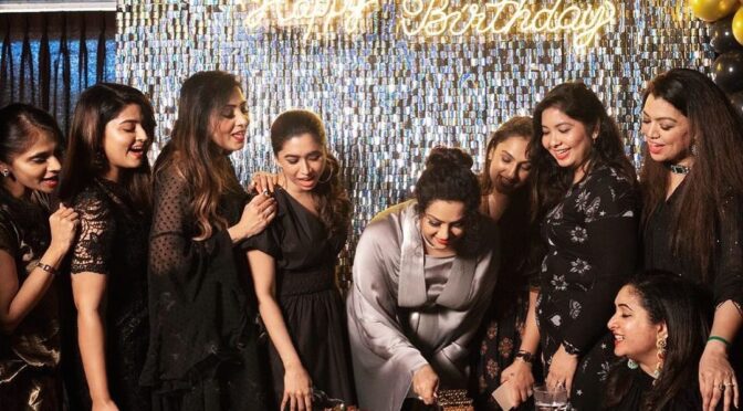 Meena’s black-themed 45th Birthday bash pictures go viral!