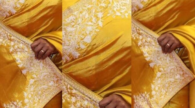 Radhika Sarath kumar stuns in yellow saree at Siima Awards 2021