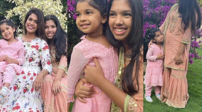 Sreeja Kalyan’s family Sankranthi Celebration photos!