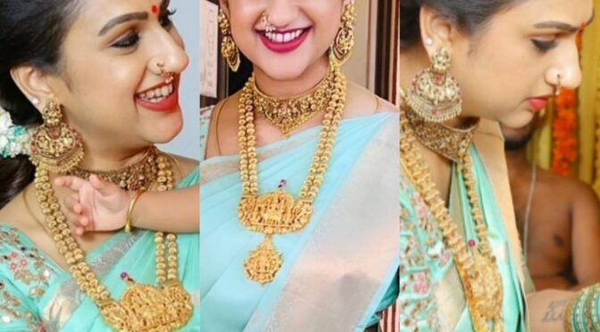 Pritha hari looking stunning in traditional silk saree at a recent wedding!