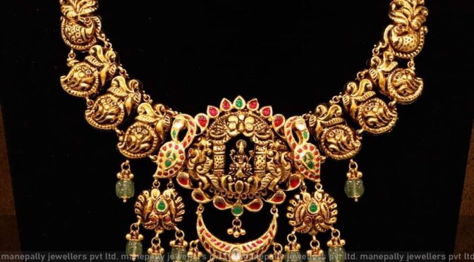 Antique nakshi Kundan necklace