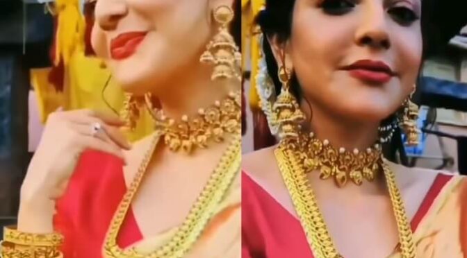 Kajal Aggarwal in Traditional gold jewellery!