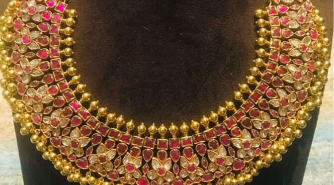 Heavy Traditional kundan necklace