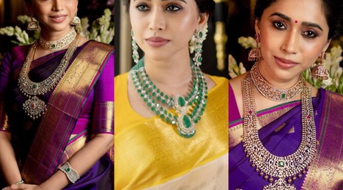 Aarti Ravi looks beautiful in a Traditional silk sarees!