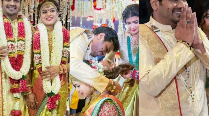 Manchu Manoj and Bhuma Mounika Reddy’s wedding photos!