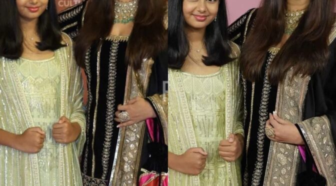 Aishwarya and Aardhya Bachchan in sharara suit at NMACC event!