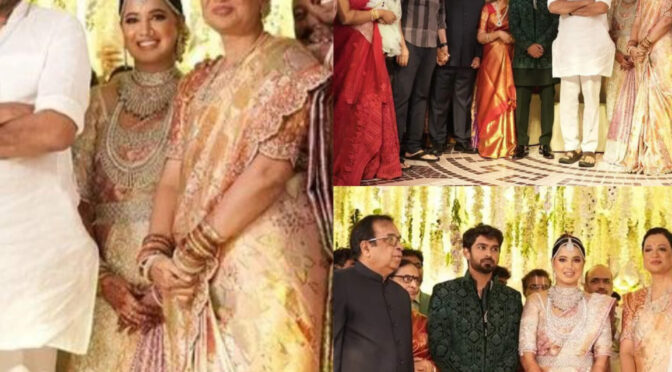 Brahmanandam’s younger son’s wedding reception photos!