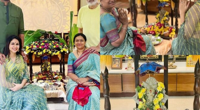 Nagababu and family celebrates Ganesh Chaturthi festival 2023!