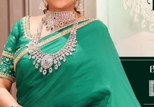 Suma kanakala in diamond emerald necklace Set!